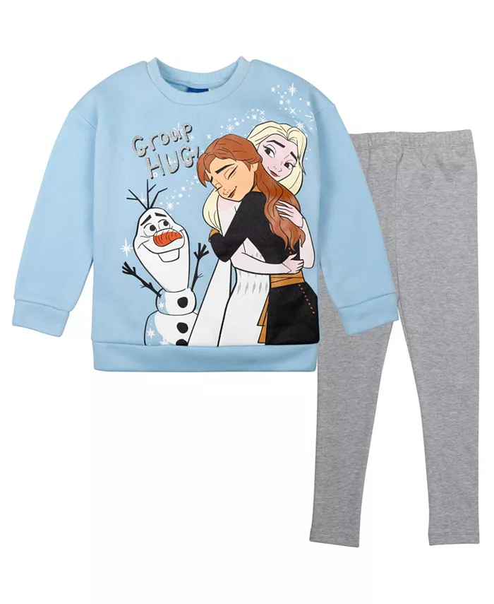 

Комплект для девочки: худи и леггинсы Disney Frozen, синий