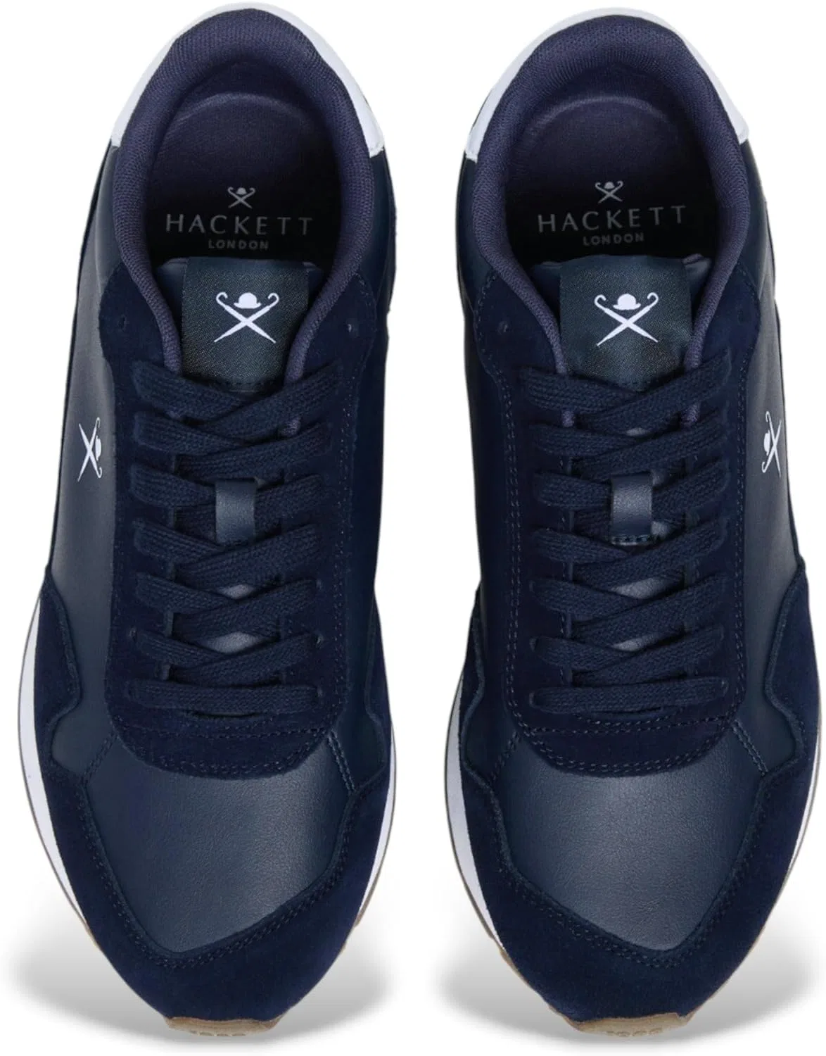 Кроссовки Hackett London Vector из гладкой кожи, Navy — фото 4