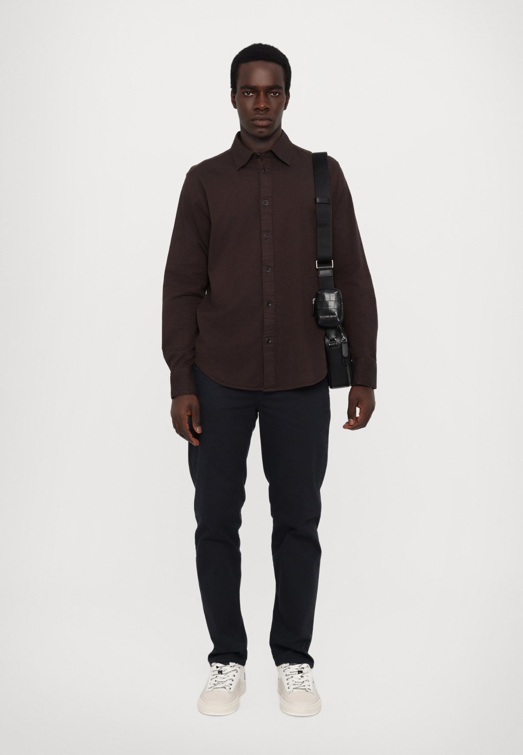 

Рубашка TOMLIN DOBBY SHIRT rag & bone, темно-коричневый