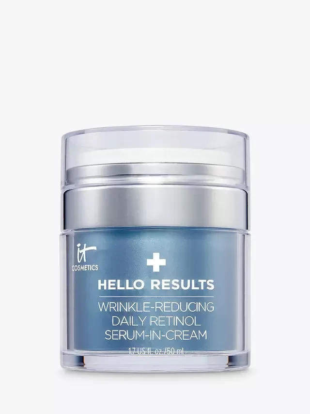 Сыворотка-крем Hello Results для ежедневного уменьшения морщин с ретинолом, 50 мл IT Cosmetics