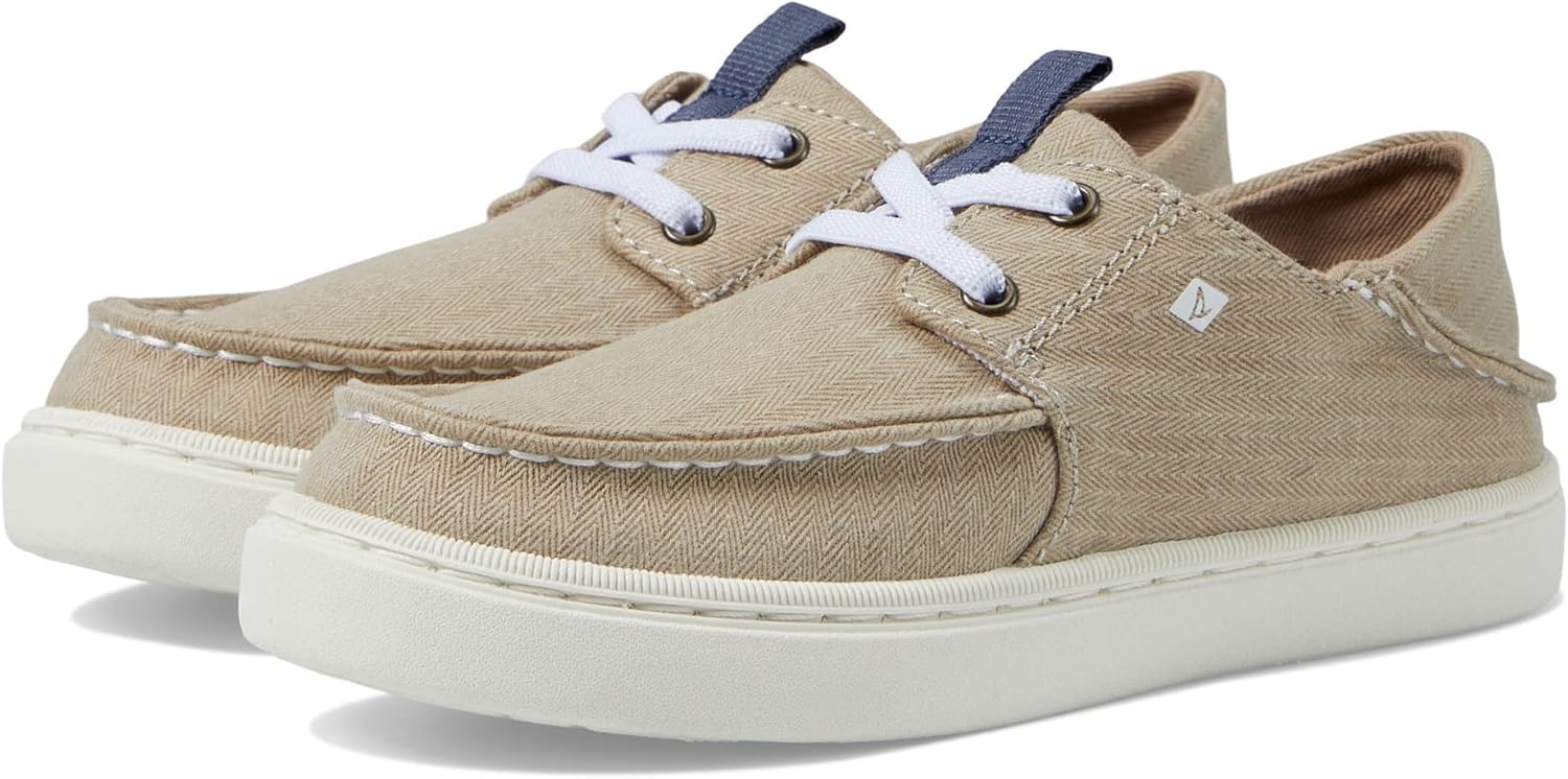 Кроссовки Sperry для детей и взрослых, водостойкие с шнуровкой, можно стирать, хаки — фото 2