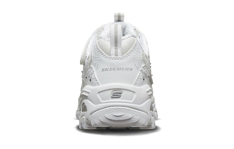 Кроссовки детские серии D"LITES GS Low-top белые/серебристые Skechers — фото 4