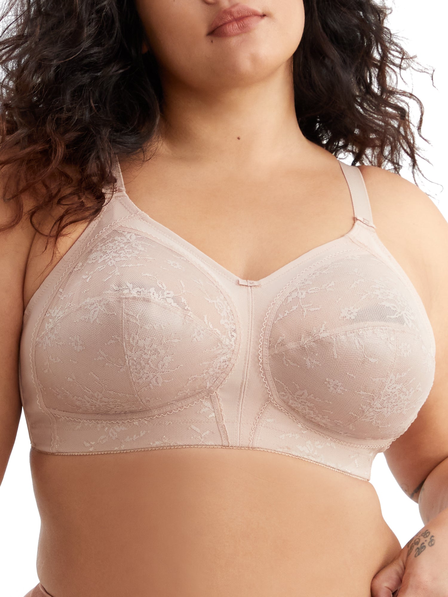

Бюстгальтер Goddess Women's Verity Lace Full Coverage без косточек, цвет fawn