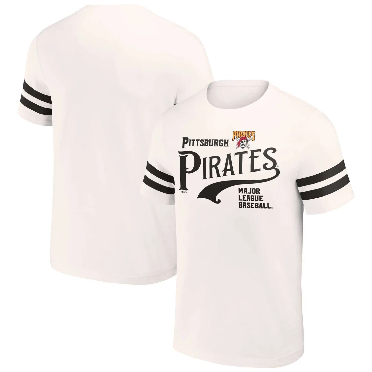 

Мужская винтажная футболка Darius Rucker Collection от Fanatics Cream Pittsburgh Pirates Yarn Dye