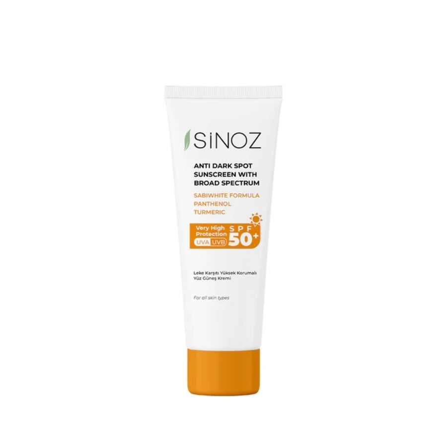 

Sinoz, Солнцезащитный крем против темных пятен SPF50+, Защитный крем, 50 мл