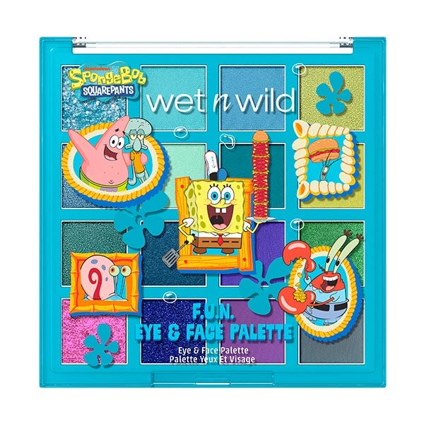

Палитра теней для век WET N WILD Bob Esponja
