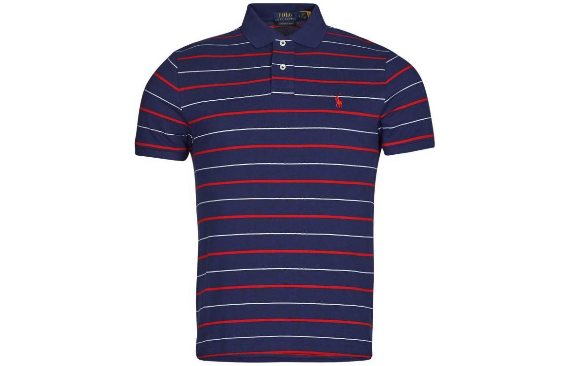 

Футболка поло мужская синяя Polo Ralph Lauren