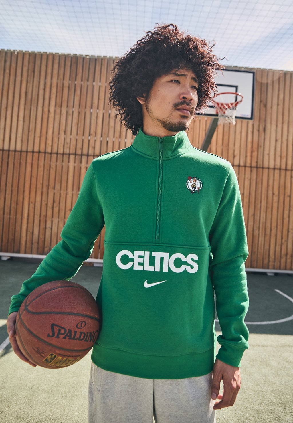 

Толстовка NBA BOSTON CELTICS HALF-ZIP - Club wear Nike Performance, зеленый