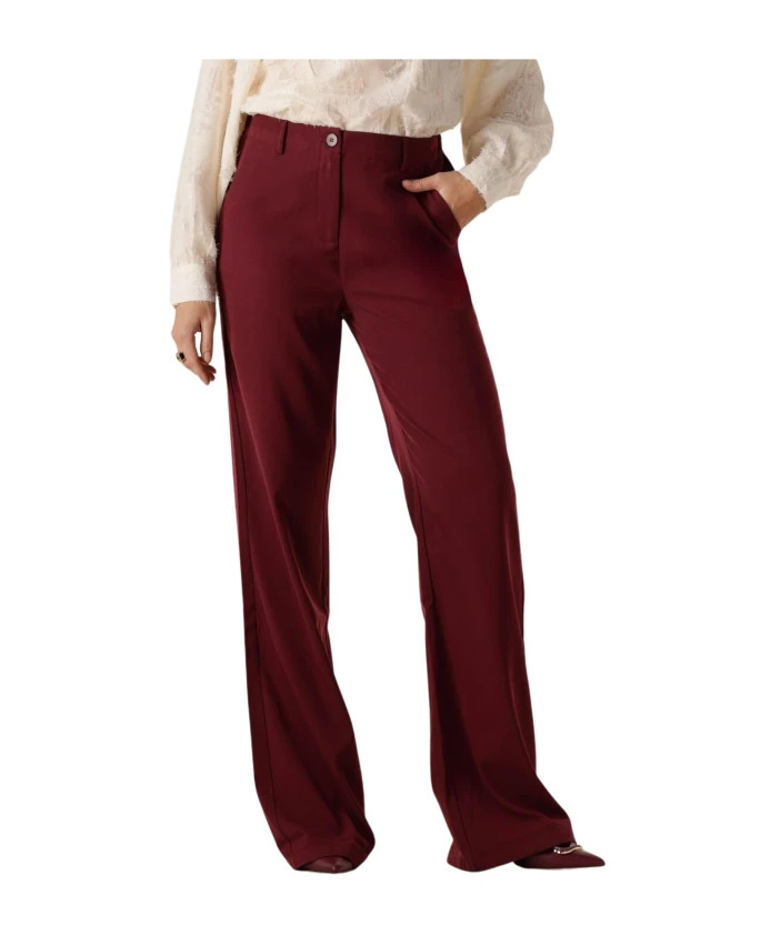 

Брюки такой же длины, как и их длина. Ydence, красный