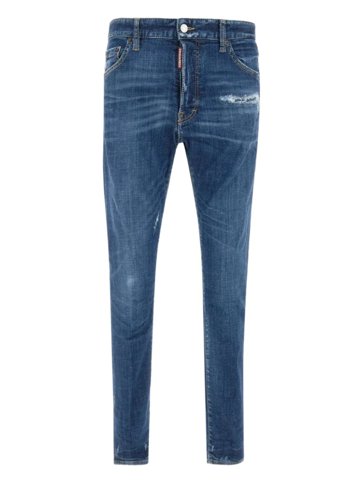 

Джинсы DSQUARED2 с потертостями, синий