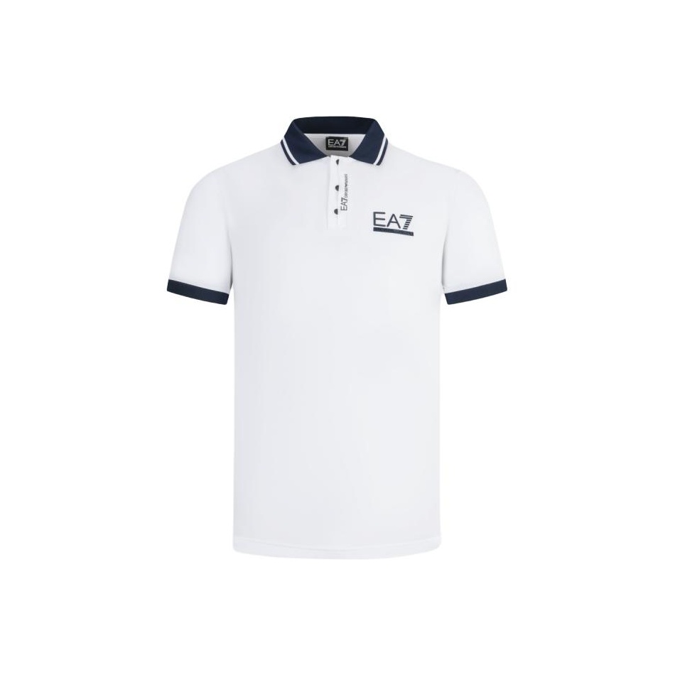 

Поло EA7 SS24 для мужчин EMPORIO ARMANI, белый