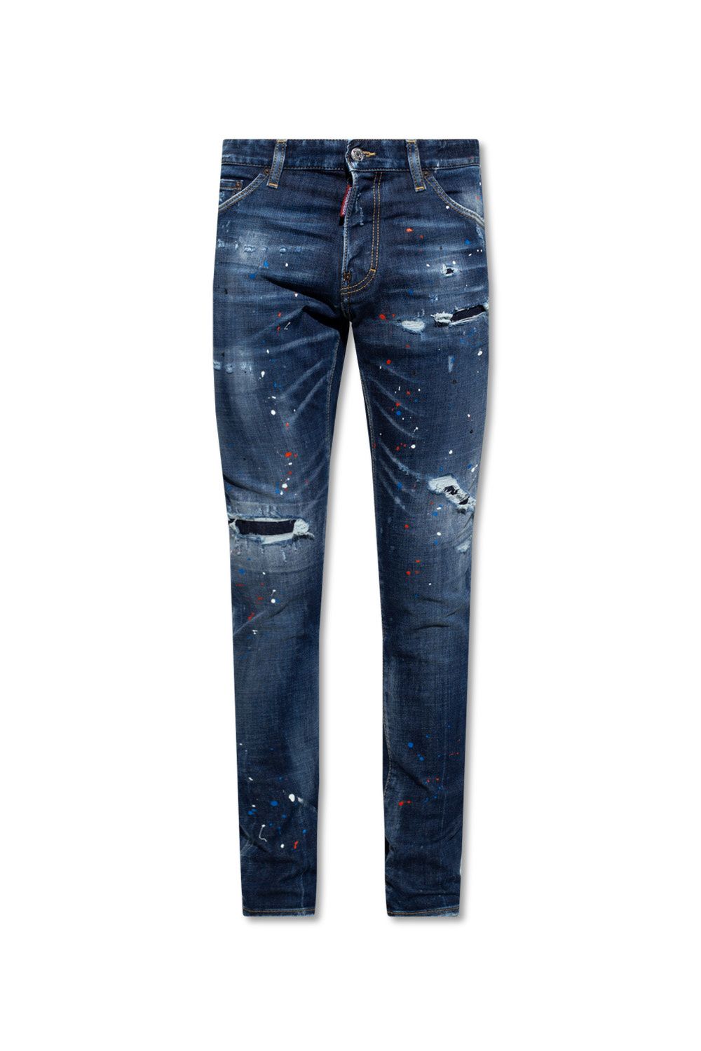 

Темно-синие джинсы Cool Guy Tapered Splatter Dsquared2