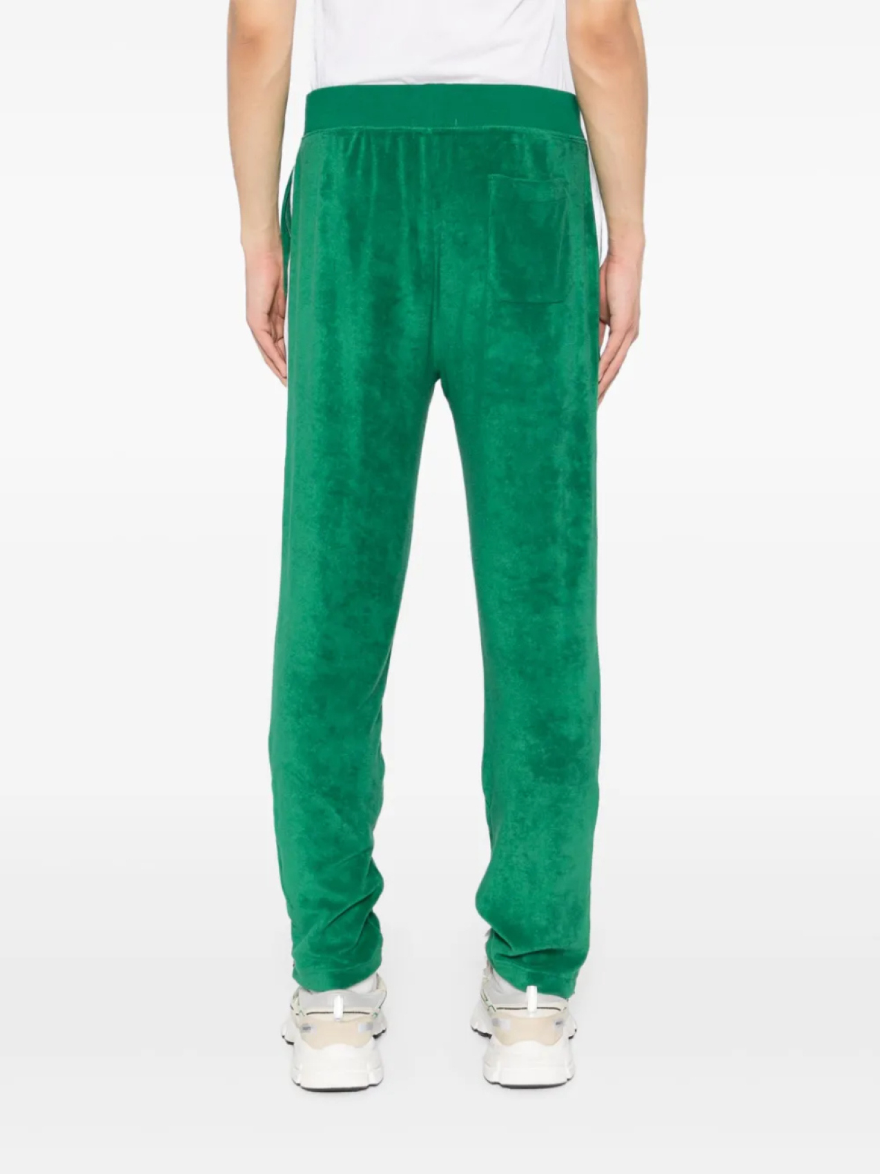 Polo Ralph Lauren спортивные брюки с вышивкой, зеленый — фото 4