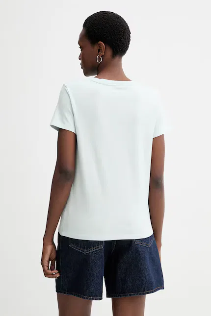 Футболка с V-образным вырезом Perfect Vneck Levi's, бирюзовый — фото 3