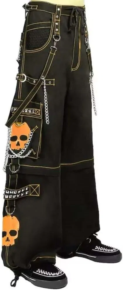 Джинсы с черепами Gothic, Black