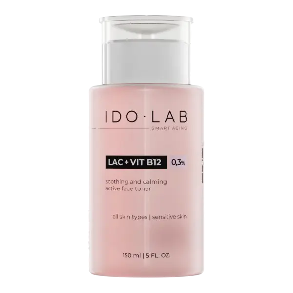 

Успокаивающий тоник для чувствительной кожи, 150 мл Ido Lab Lac+B12