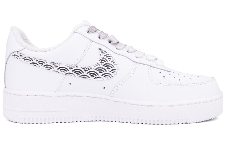 

Кроссовки для скейтбординга Air Force 1 женские с низким верхом, белые/серые Nike, Белый, Кроссовки для скейтбординга Air Force 1 женские с низким верхом, белые/серые Nike