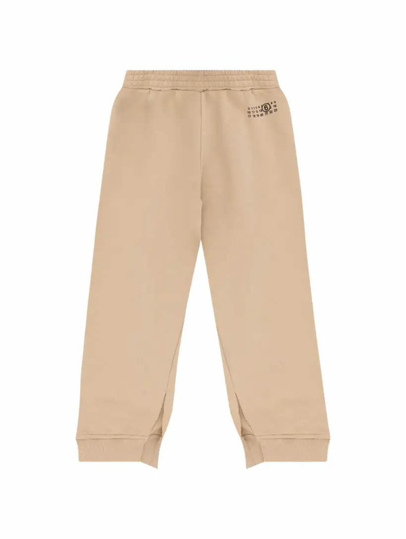 

Спортивные брюки с логотипом MM6 MAISON MARGIELA, бежевый