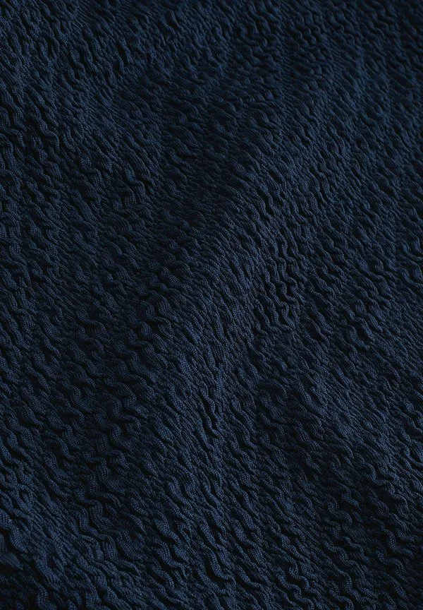 Купальник-Бандо с эффектом утягивания живота, облегающий фигуру. Next, Navy Blue Crinkle — фото 3