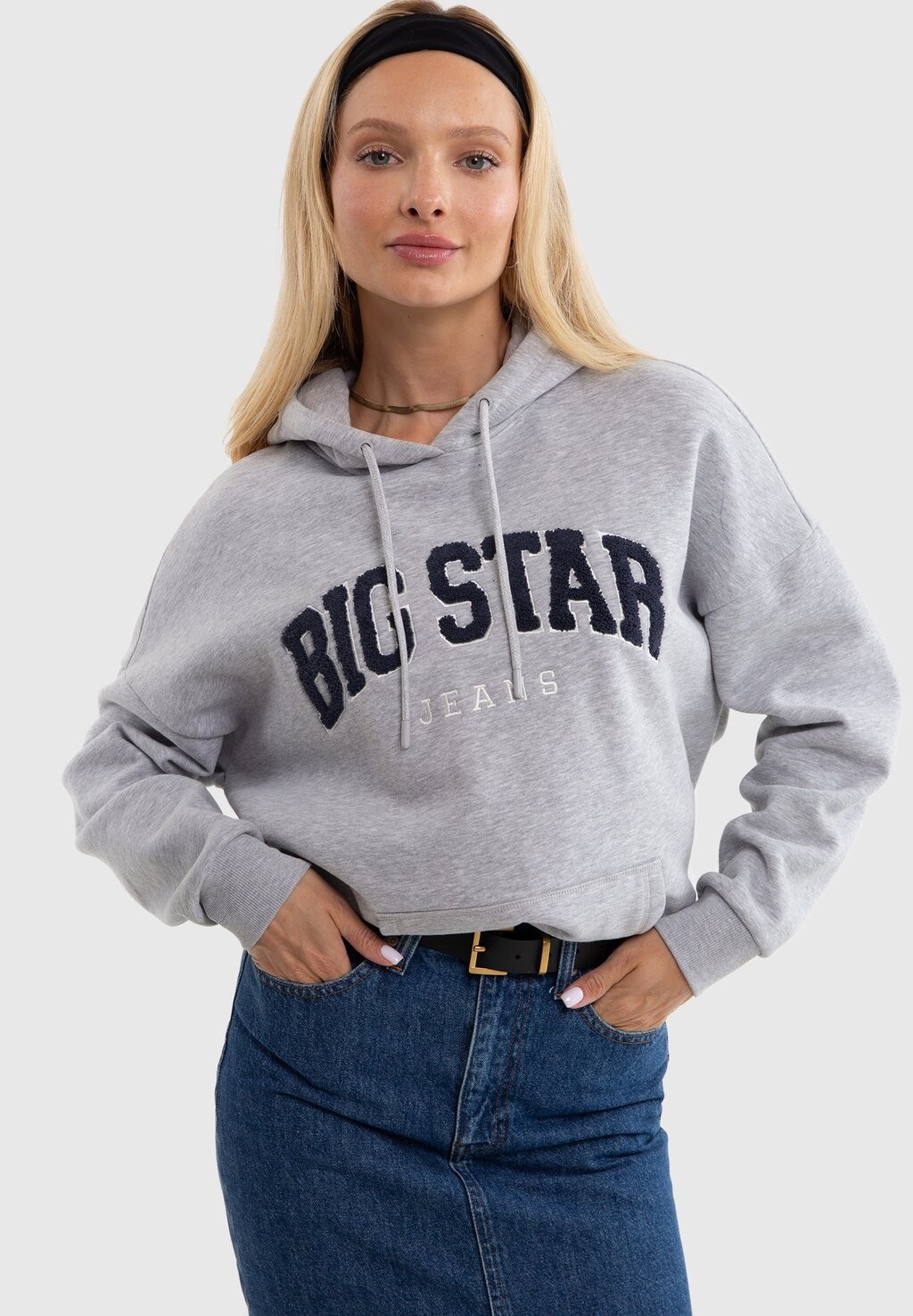 

Джемпер с капюшоном RUBIALSA Big Star, серый