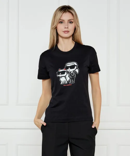 

Футболка Ikon Sketch Duo Regular fit Karl Lagerfeld, черный