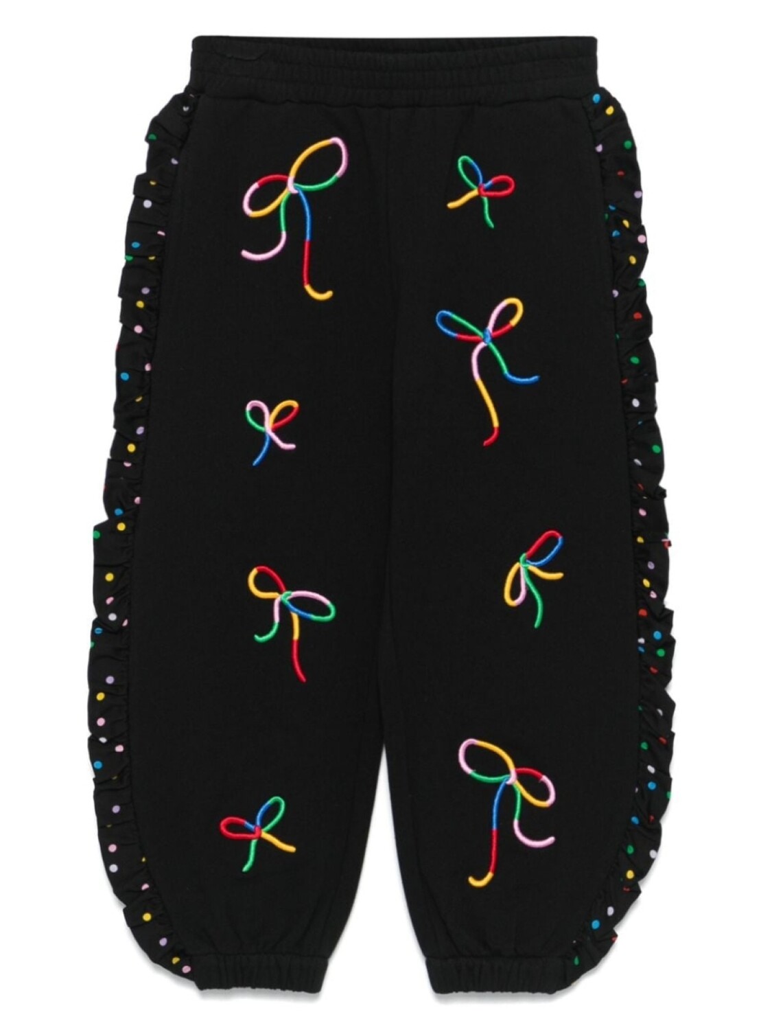 

Stella McCartney Kids брюки с вышивкой, черный