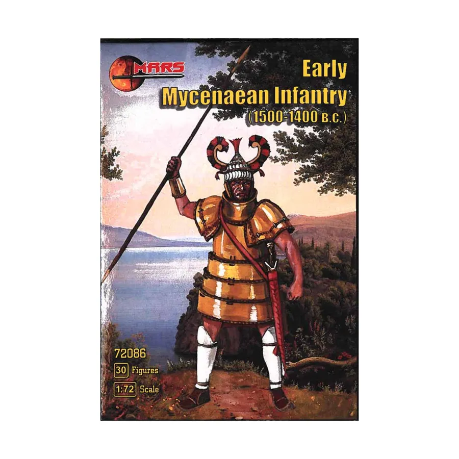 

Ранняя микенская пехота, Historical Miniatures (1:72) (Mars Figures)