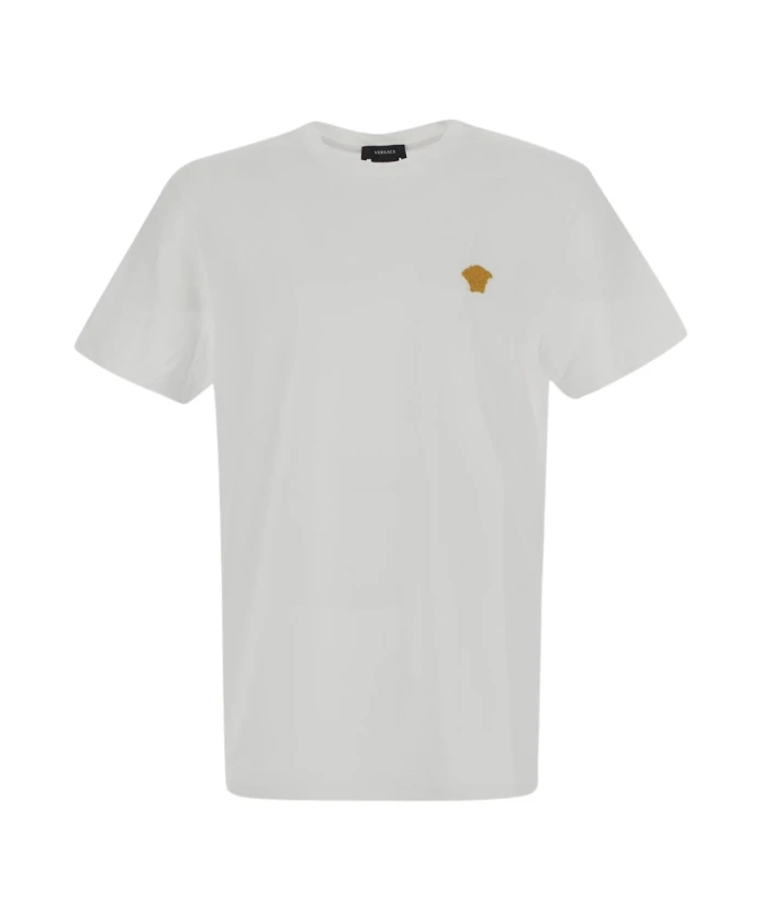 

Футболка с вышивкой Golden Medusa Versace, белый