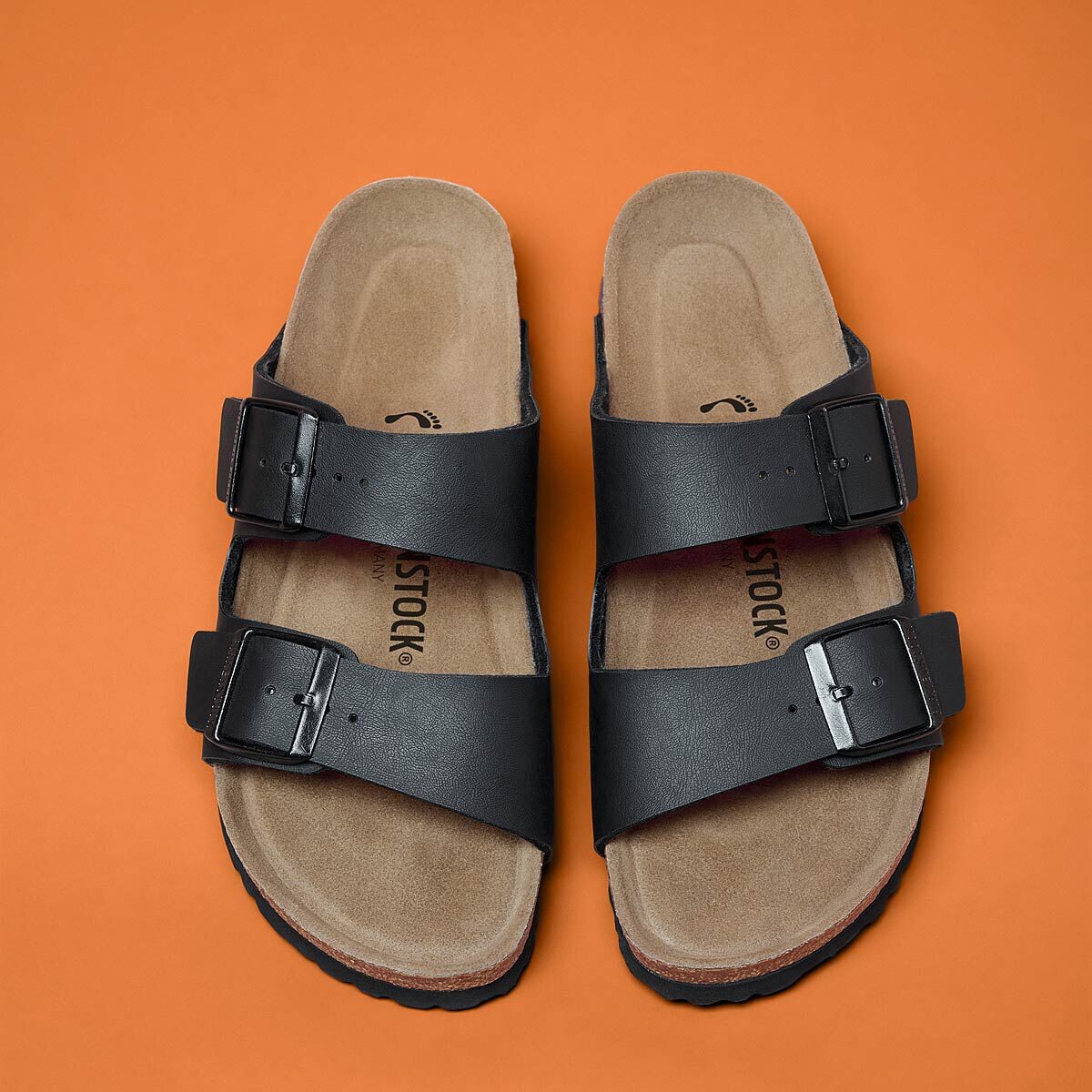 Сандалии Arizona Birko-Flor Birkenstock, цвет Beige — фото 4