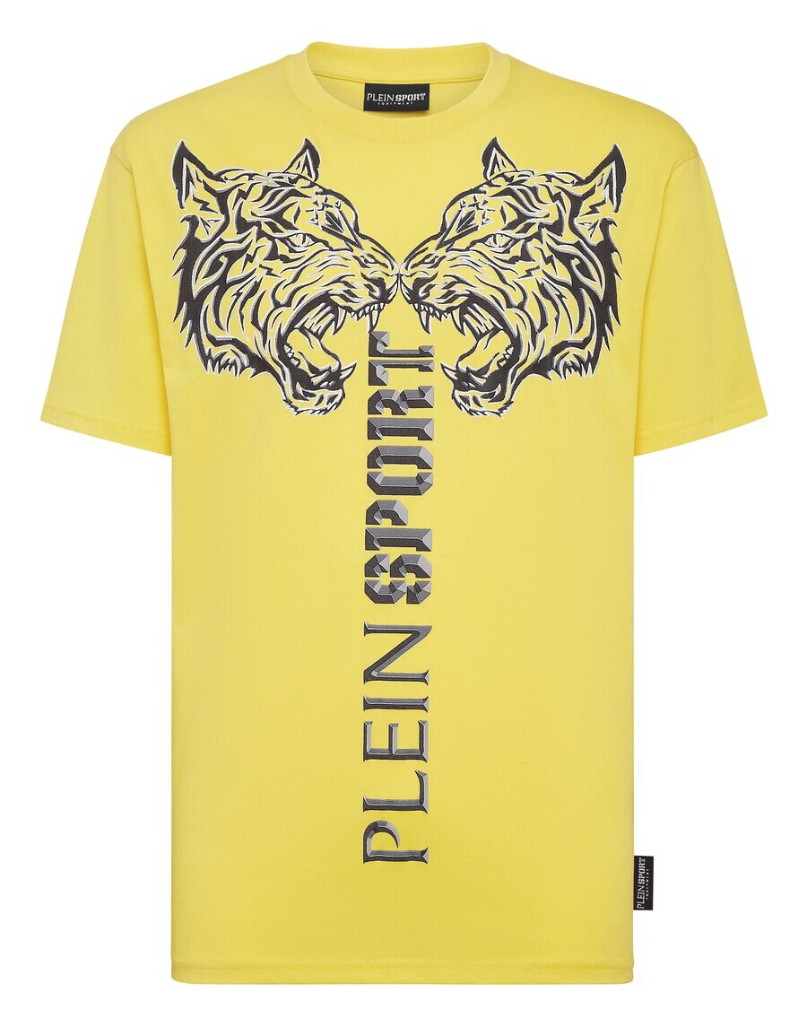 

Классическая футболка Plein Sport Shirt Tiger, желтый