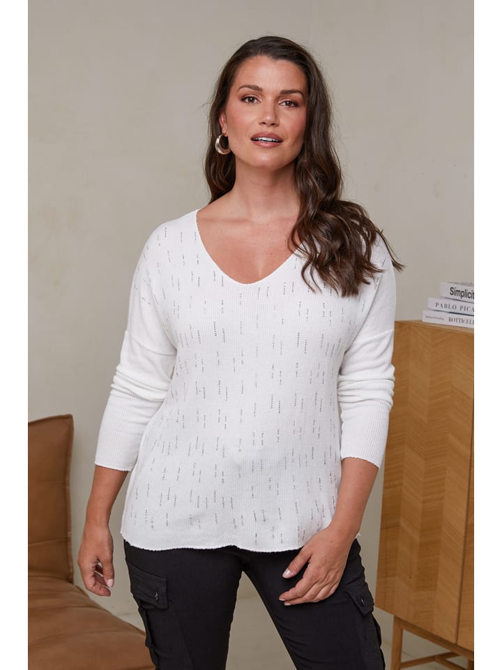 

Пуловер Curvy Lady, белый