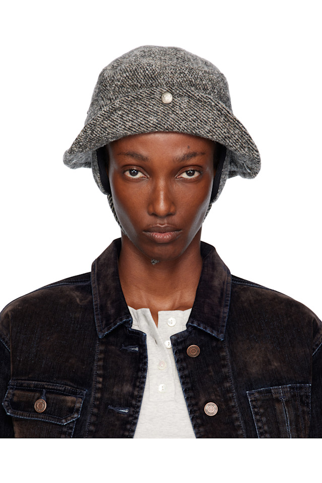 

Open Yy Серая панама со съемными ушками