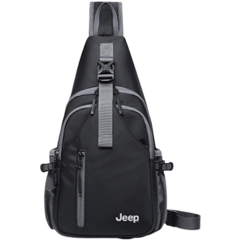 

Jeep Сумка-слинг из ткани для мужчин, черная