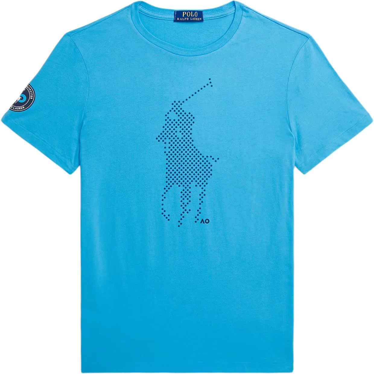 Футболка Polo Ralph Lauren Big Pony с принтом Flame Blue