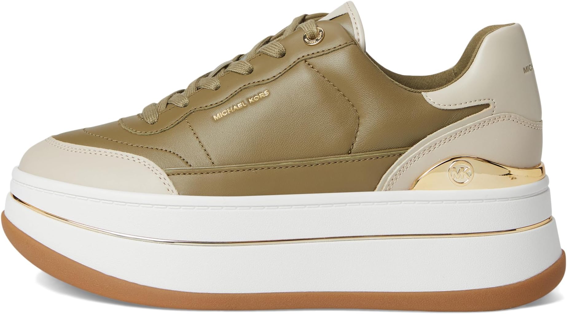 Кроссовки MICHAEL Michael Kors Hayes Lace Up, цвет Safari Green — фото 4