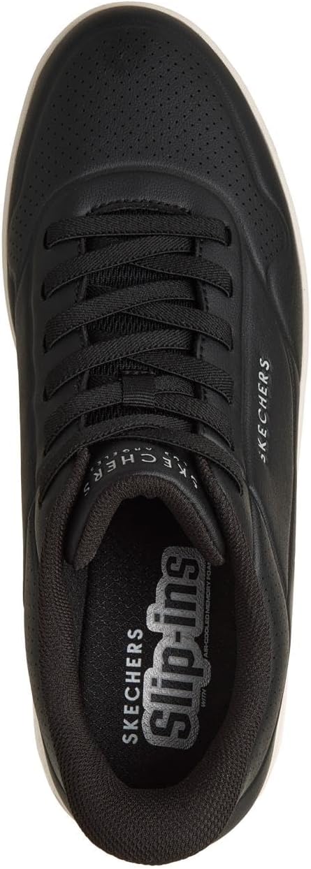 Мужские кроссовки Skechers Uno Ctl - удобные слипоны без застежек, черный — фото 3