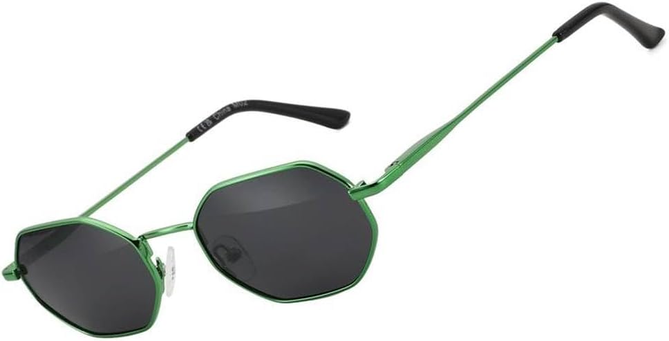 

Универсальные поляризованные солнцезащитные очки в стиле хиппи с металлической оправой, прямоугольной формы, с защитой от УФ-излучения UV400, для вождения JWMSXYQR, 006