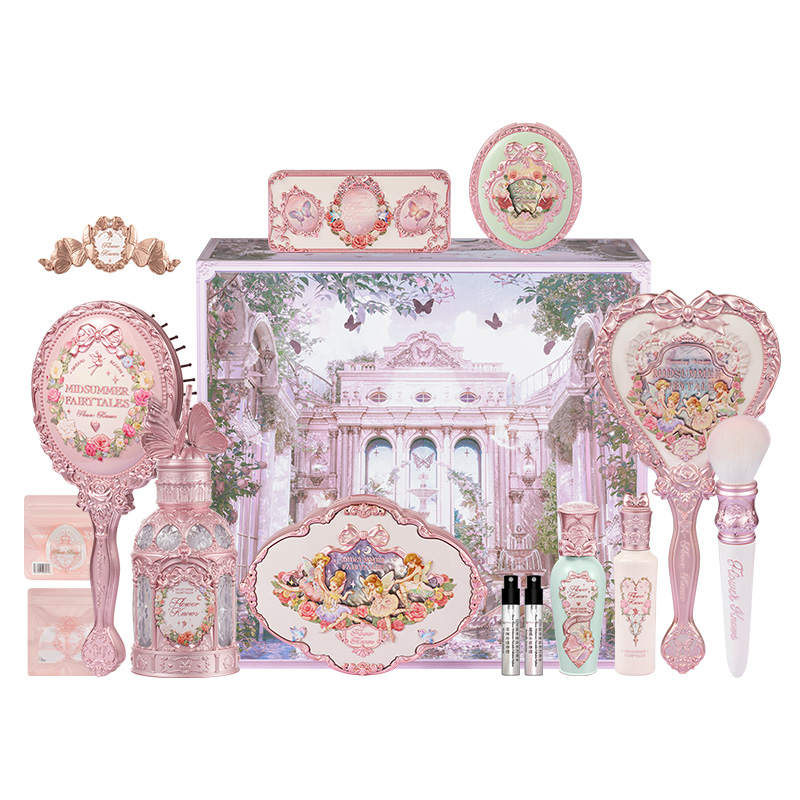 

Цветочная палитра для макияжа FlowerKnows Midsummer Night Firefly, легко растушевывается, натуральный глянцевый эффект, матовое покрытие для губ Flower Knows