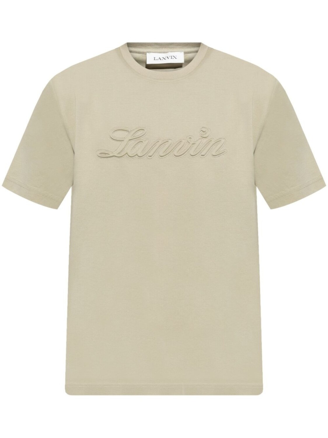 

Футболка с вышитым логотипом Lanvin, нейтральный