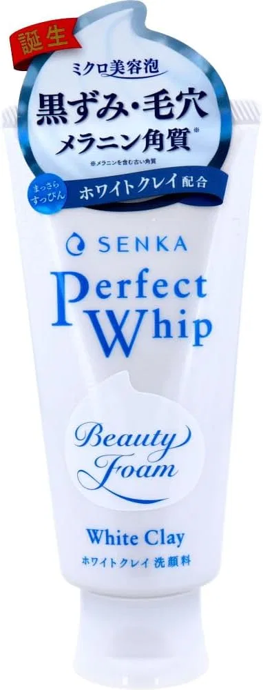 Гель для умывания Senka Perfect Whip с белой глиной, 120 г, 8 шт