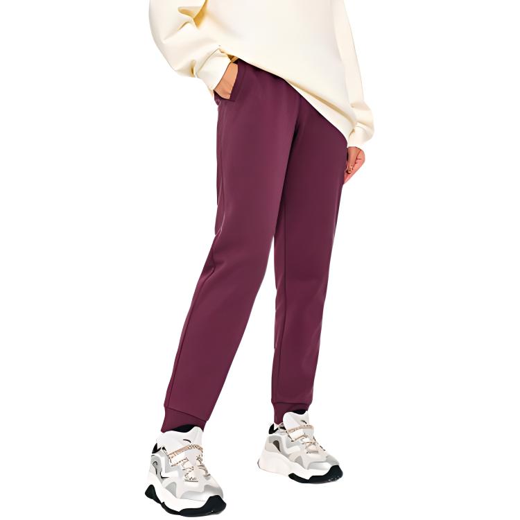 

Женские трикотажные спортивные штаны Anta Sports Life Collection цвета шафран, Saffron