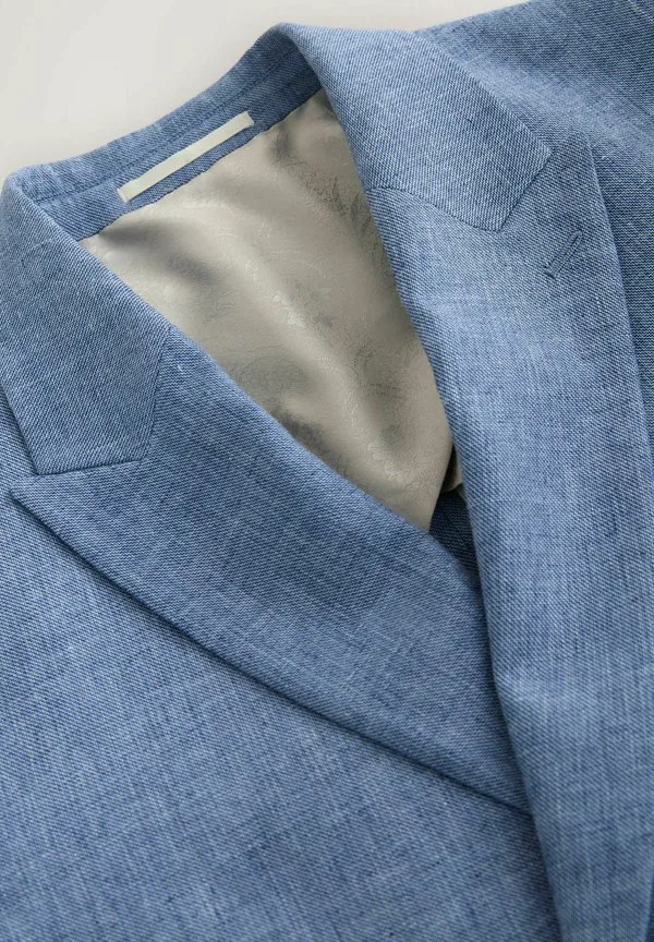 Классический двубортный пиджак прямого кроя Next, Blue — фото 2