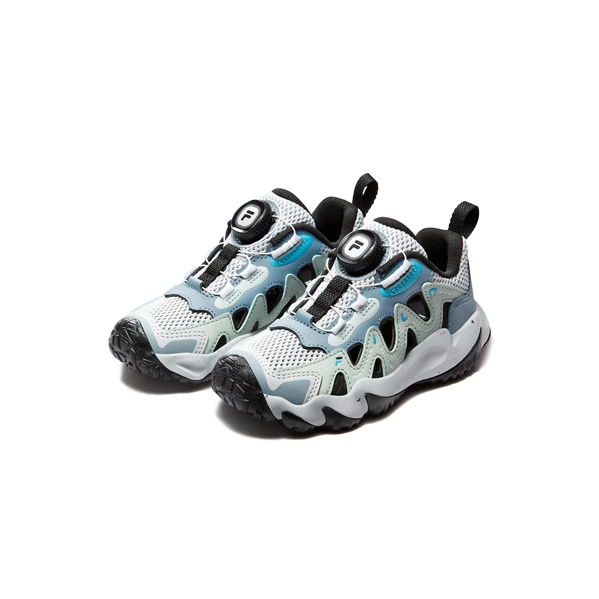 Детские кроссовки для активного отдыха FILA KIDS Performance FPH серо-голубые — фото 4