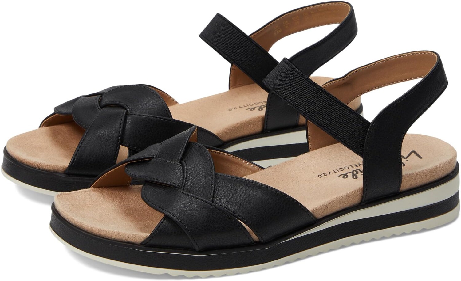 

Сандалии LifeStride Zuri Ankle Strap Sandals, черный