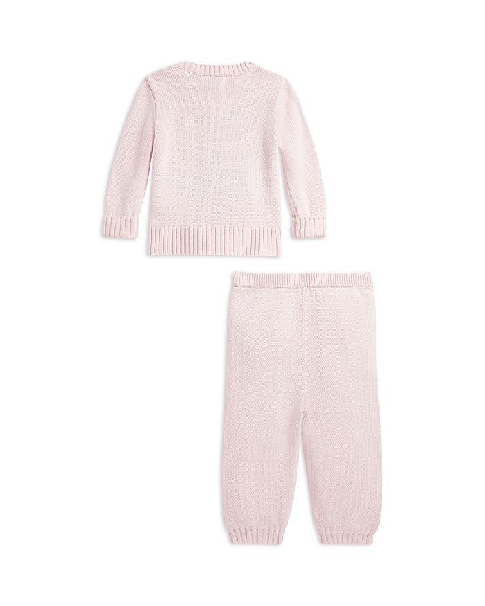 Комплект из свитера и брюк Polo Bear для девочек - Baby Ralph Lauren, розовый — фото 3