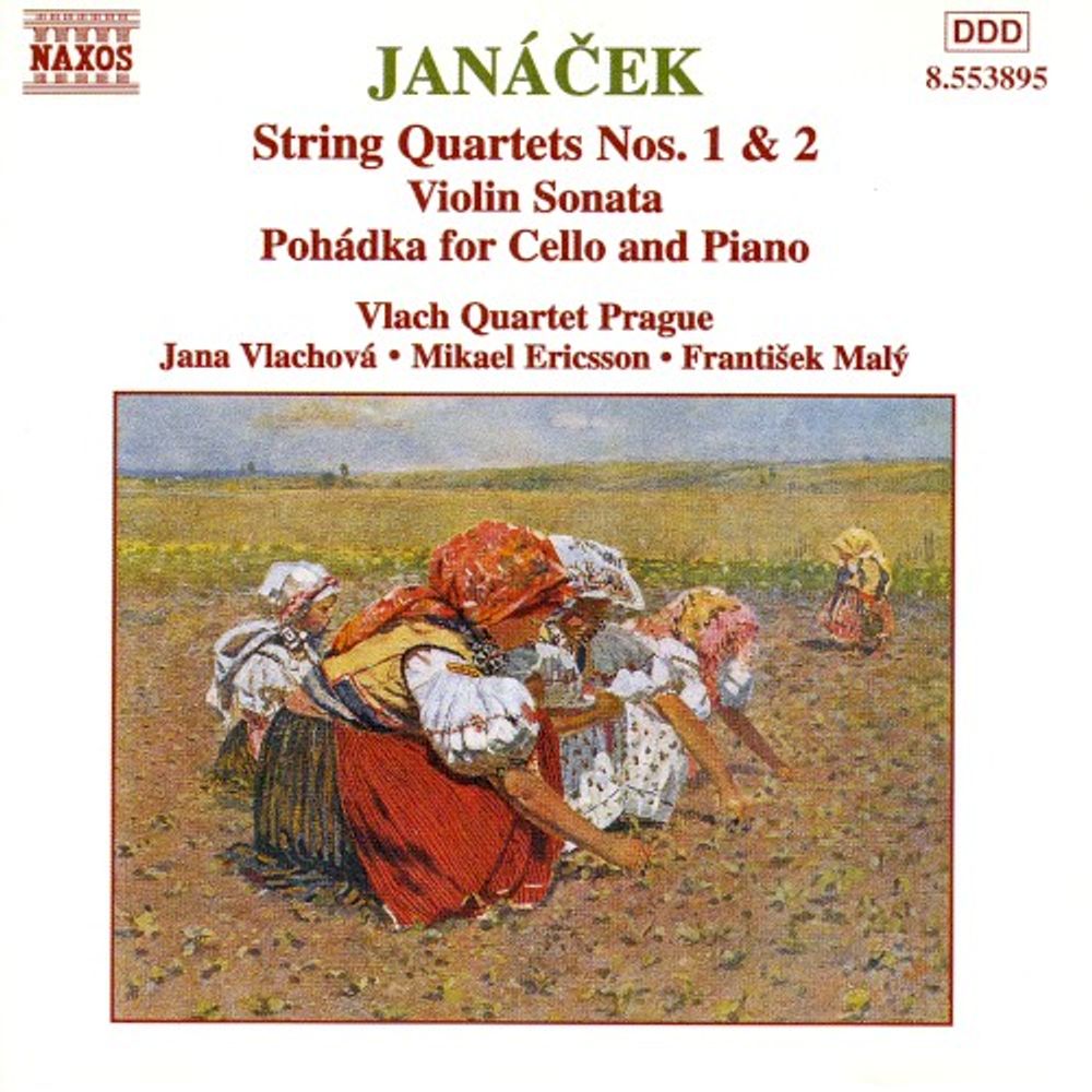 

Диск CD Janacek: String Quartets Nos. 1 & 2 / Pohadka for Cello & Piano / Violin Sonata - Leos Janácek, Vlach Quartet Prague, Frantisek Maly