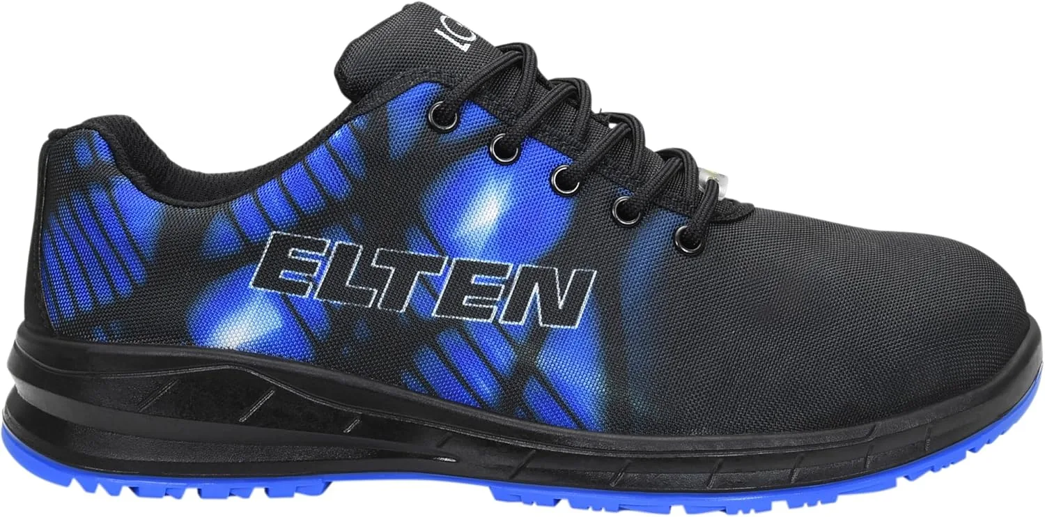 Защитные ботинки ELTEN Mattis XXSports Blue Low ESD S3S, женские и мужские, текстильные, со стальным защитным носком, легкие, спортивные, синий — фото 2