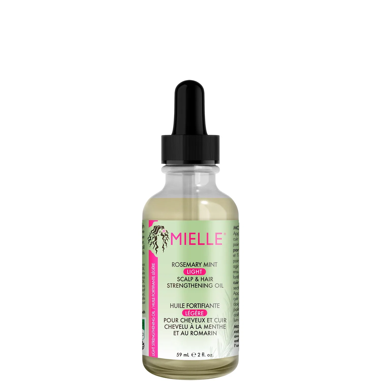 Масло для укрепления кожи головы и волос с розмарином и мятой, 59 мл Mielle Organics