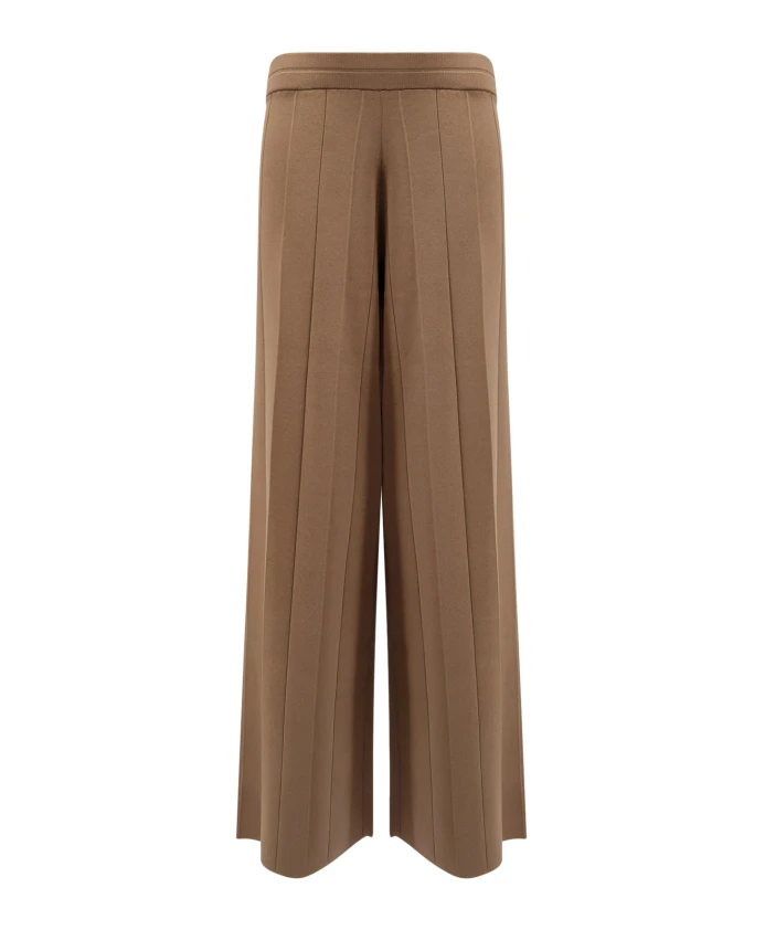 

Брюки из вискозной смеси Lama Max Mara, коричневый