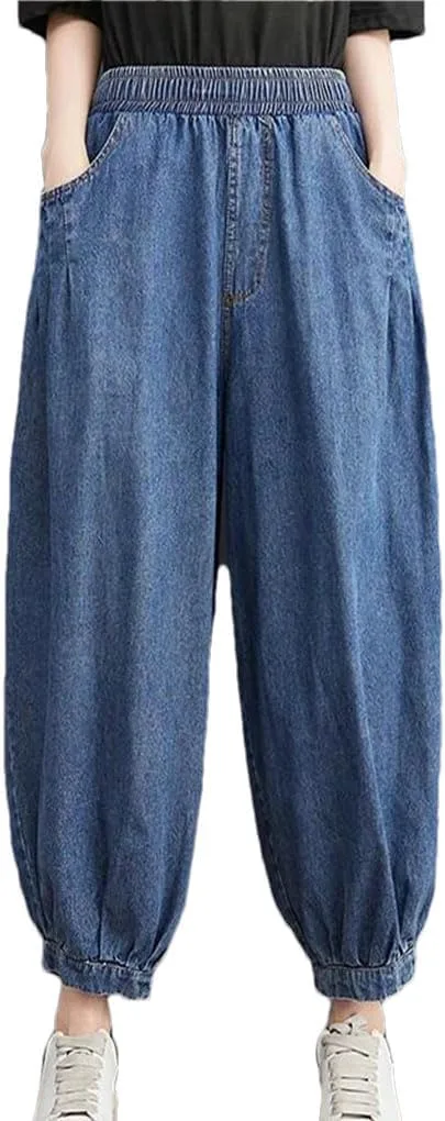 

Keusyoi женские джинсы с высокой талией oversize